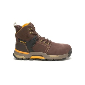 BOTAS CATERPILLAR bota impermeable con punta compuesta Nano Edge para hombre  P91230 - Marrón