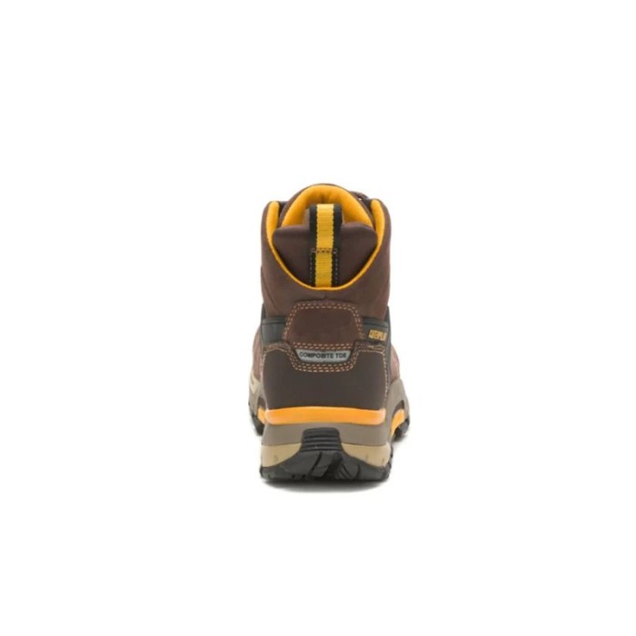 BOTAS CATERPILLAR bota impermeable con punta compuesta Nano Edge para hombre  P91230 - Marrón