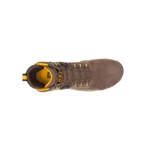 BOTAS CATERPILLAR bota impermeable con punta compuesta Nano Edge para hombre  P91230 - Marrón